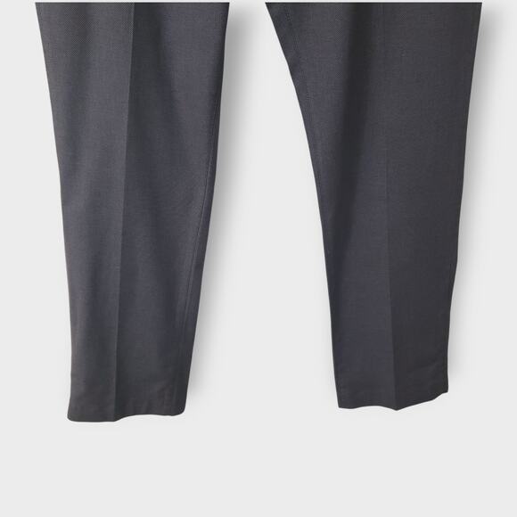 Ted Baker Mens Penguin Dress Pant Navy Blue Dot Texture Sz 36R 32" Inseam Career - Picture 3 of 16